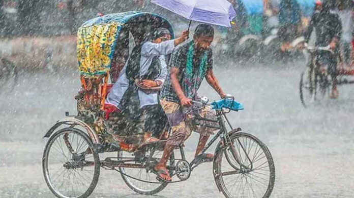 ঢাকাসহ ১০ অঞ্চলে দুপুরের মধ্যে বজ্রসহ বৃষ্টির আভাস