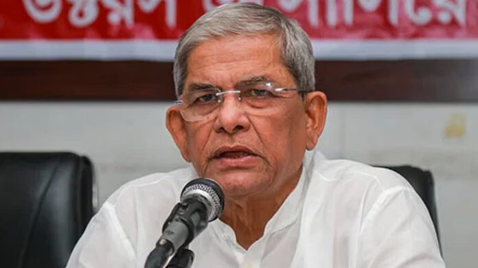 গণতন্ত্র পুনরুদ্ধারের সুযোগ হারালে বাংলাদেশ পিছিয়ে যাবে : মির্জা ফখরুল