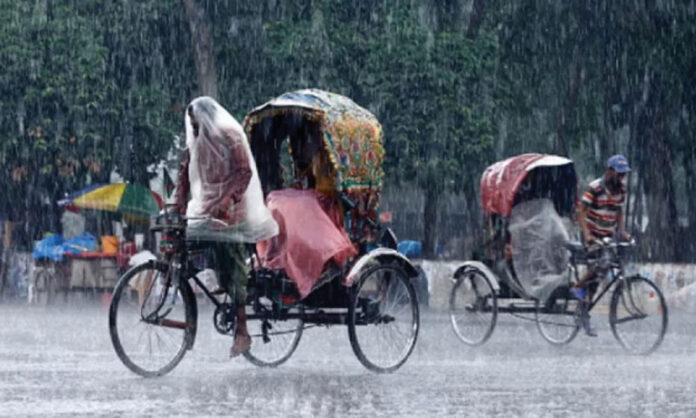 ১০ অঞ্চলে ৬০ কিমি বেগে বজ্রবৃষ্টির আভাস