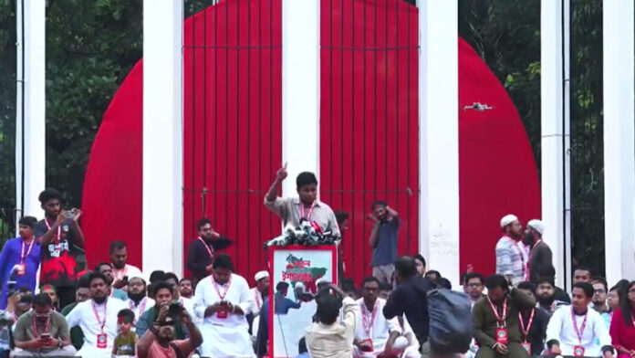 এনসিপির কর্মীদের চোখ রাঙালে রাজনৈতিকভাবে মোকাবিলা করা হবে: হাসনাত